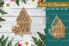 Floral Birdhouse Laser Cut Decoration Clipart Bundle