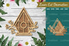 Floral Birdhouse Laser Cut Decoration Clipart Bundle