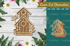 Floral Birdhouse Laser Cut Decoration Bundle