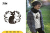 Floral Black Cat Halloween SVG Bundle