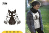 Floral Black Cat Halloween SVG Bundle