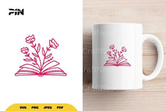 Floral Book SVG Bundle - CraftNest - Digital Crafting and Art
