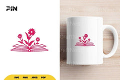 Floral Book SVG Bundle - CraftNest - Digital Crafting and Art