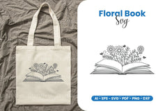 Floral Book SVG Bundle - CraftNest - Digital Crafting and Art