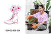 Floral Boots SVG Bundle