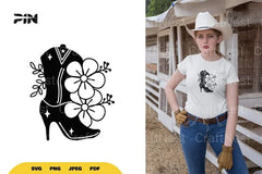 Floral Boots SVG Bundle - CraftNest - Digital Crafting and Art