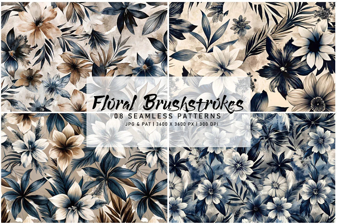 Floral Brushstrokes