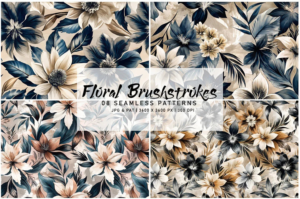 Floral Brushstrokes