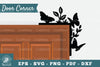 Floral Butterfly Door Corner Clipart Bundle
