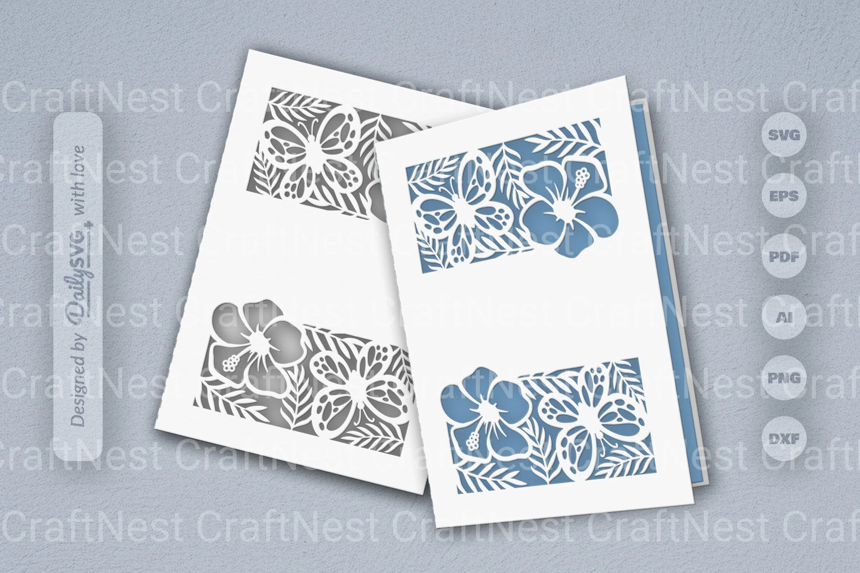 Floral Butterfly SVG Bundle