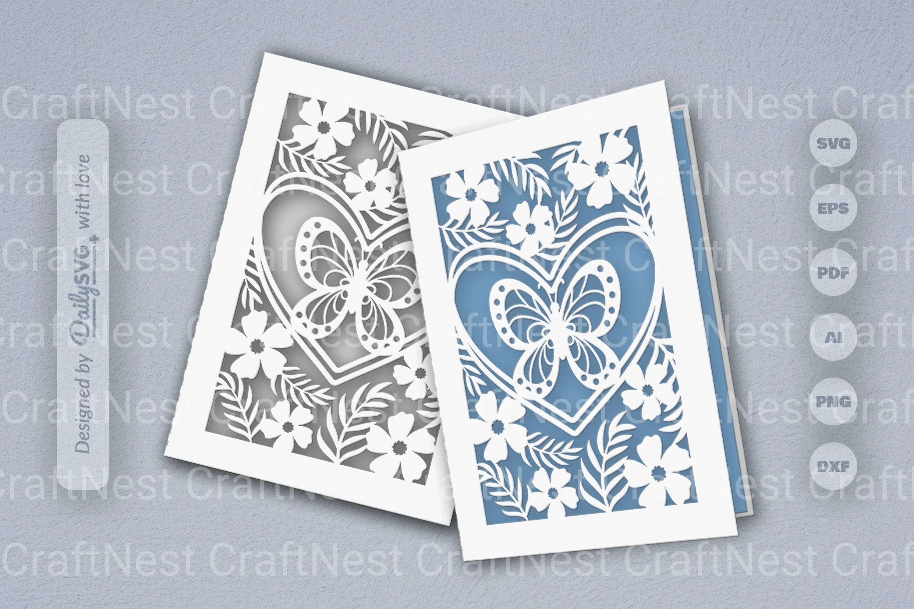 Floral Butterfly SVG Bundle