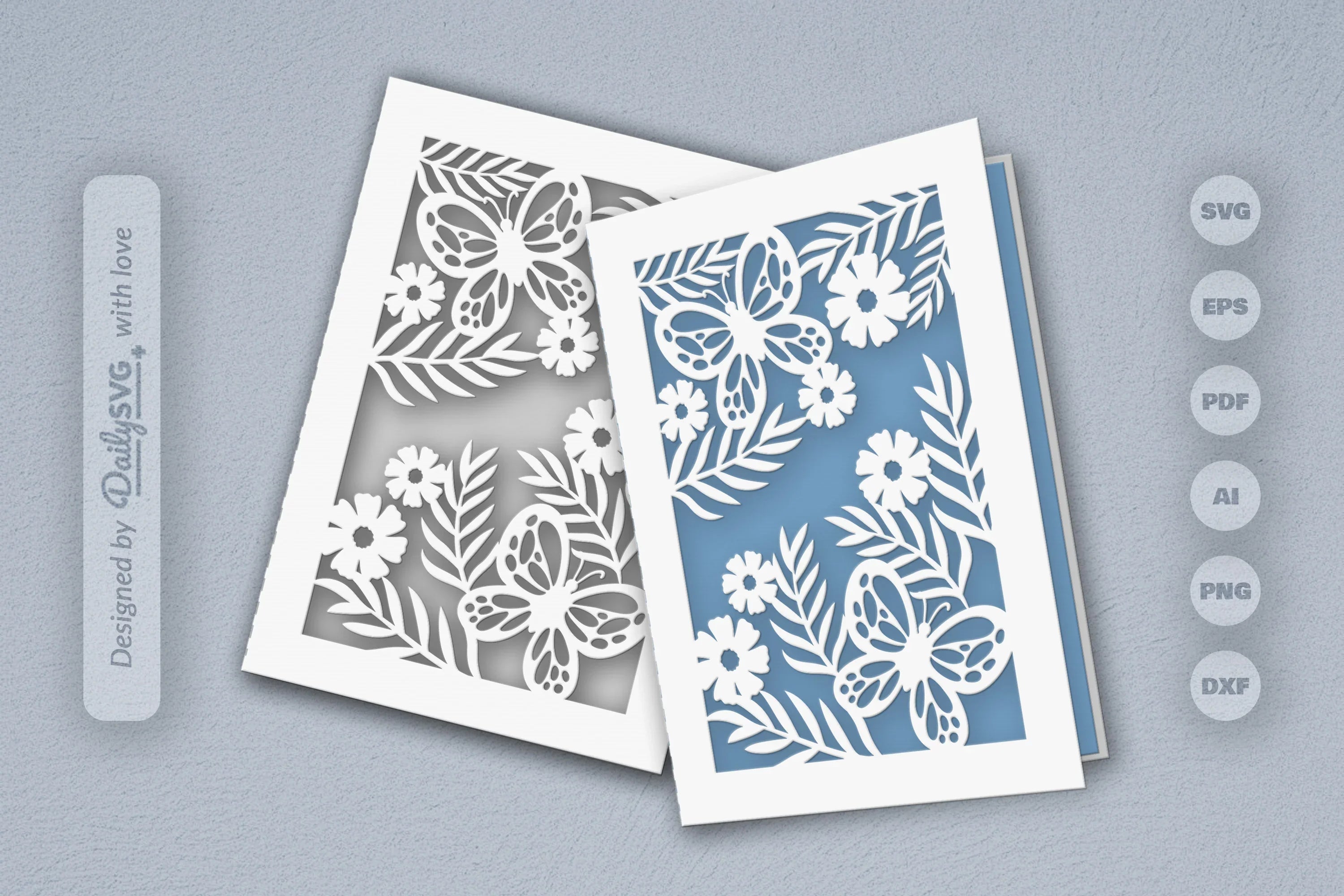 Floral Butterfly SVG Bundle Collection - CraftNest - Digital Crafting and Art