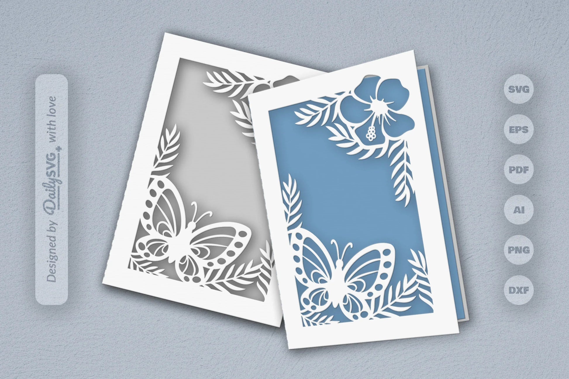 Floral Butterfly SVG Bundle 6 - CraftNest - Digital Crafting and Art