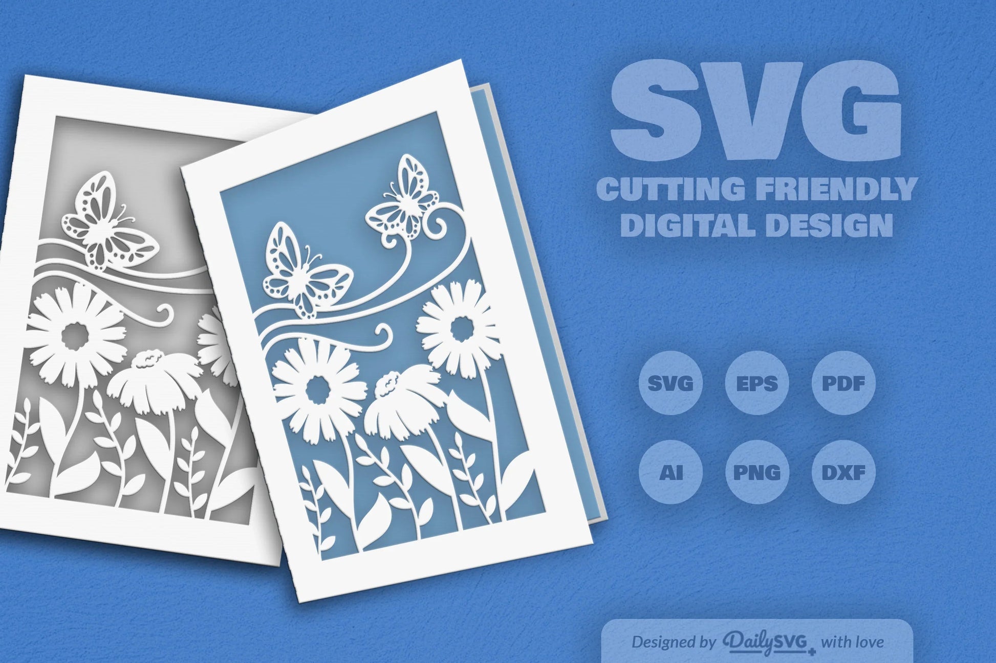 Floral Butterfly SVG Bundle 7 - CraftNest - Digital Crafting and Art