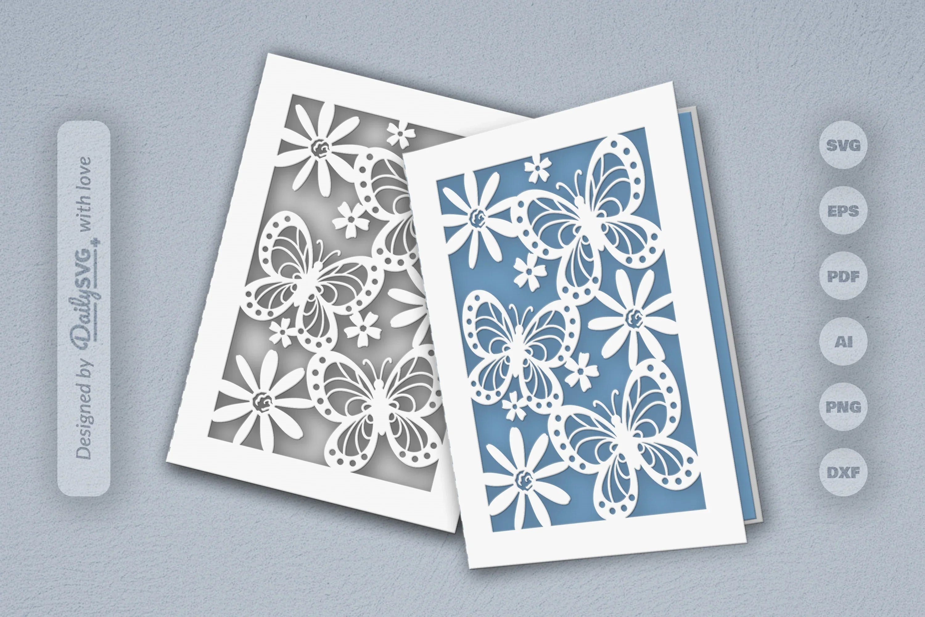 Floral Butterfly SVG Bundle 8 - CraftNest - Digital Crafting and Art