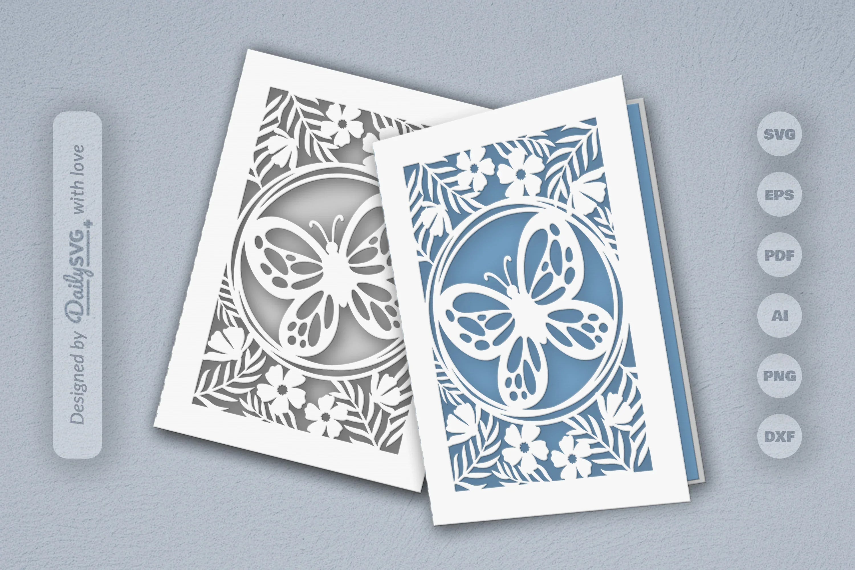 Floral Butterfly SVG Bundle 3 - CraftNest - Digital Crafting and Art