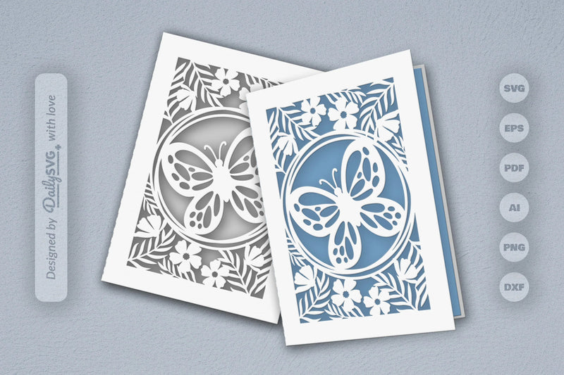 Floral Butterfly SVG Bundle 3 - CraftNest - Digital Crafting and Art