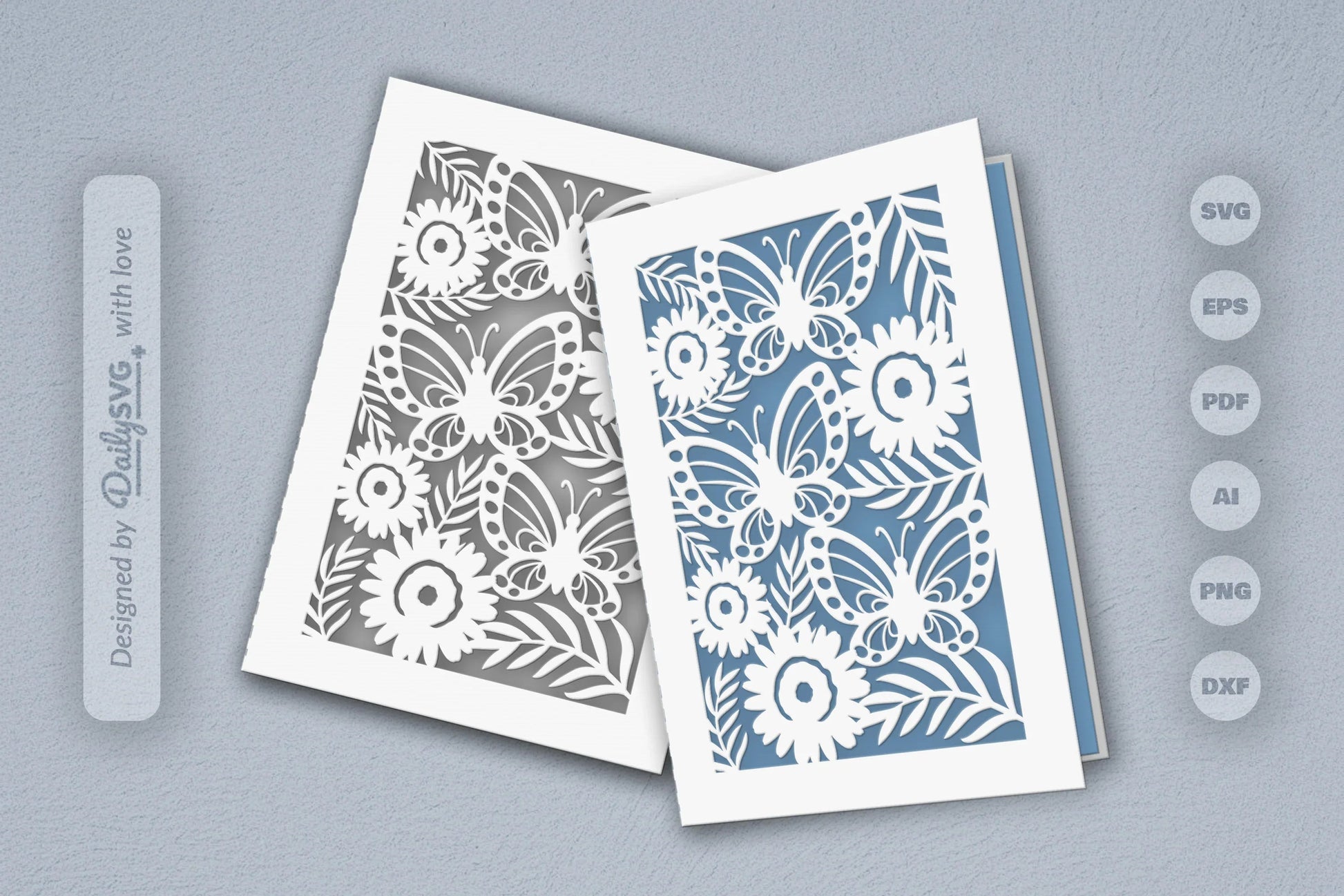 Floral Butterfly SVG Bundle 1 - CraftNest - Digital Crafting and Art