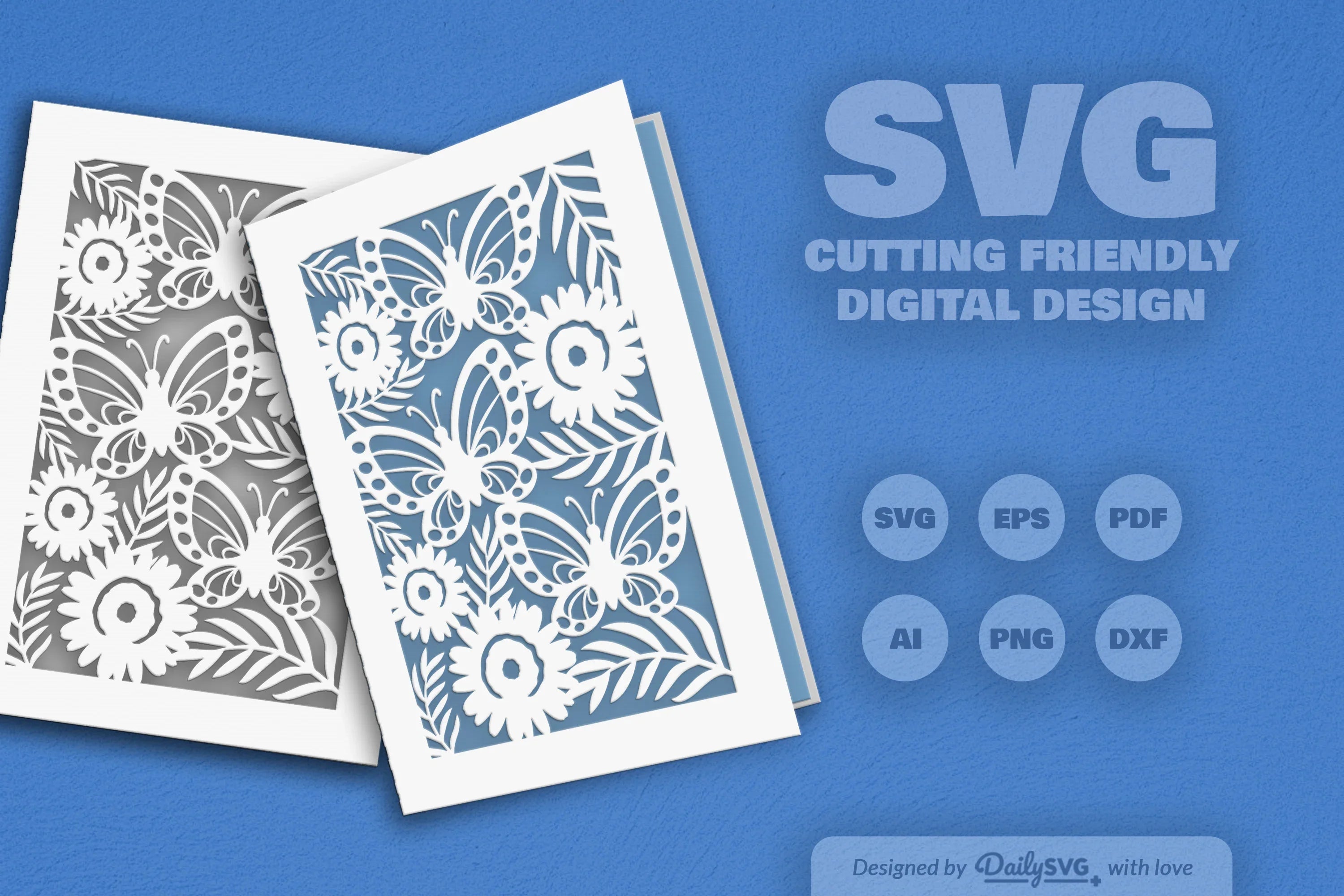 Floral Butterfly SVG Bundle 1 - CraftNest - Digital Crafting and Art