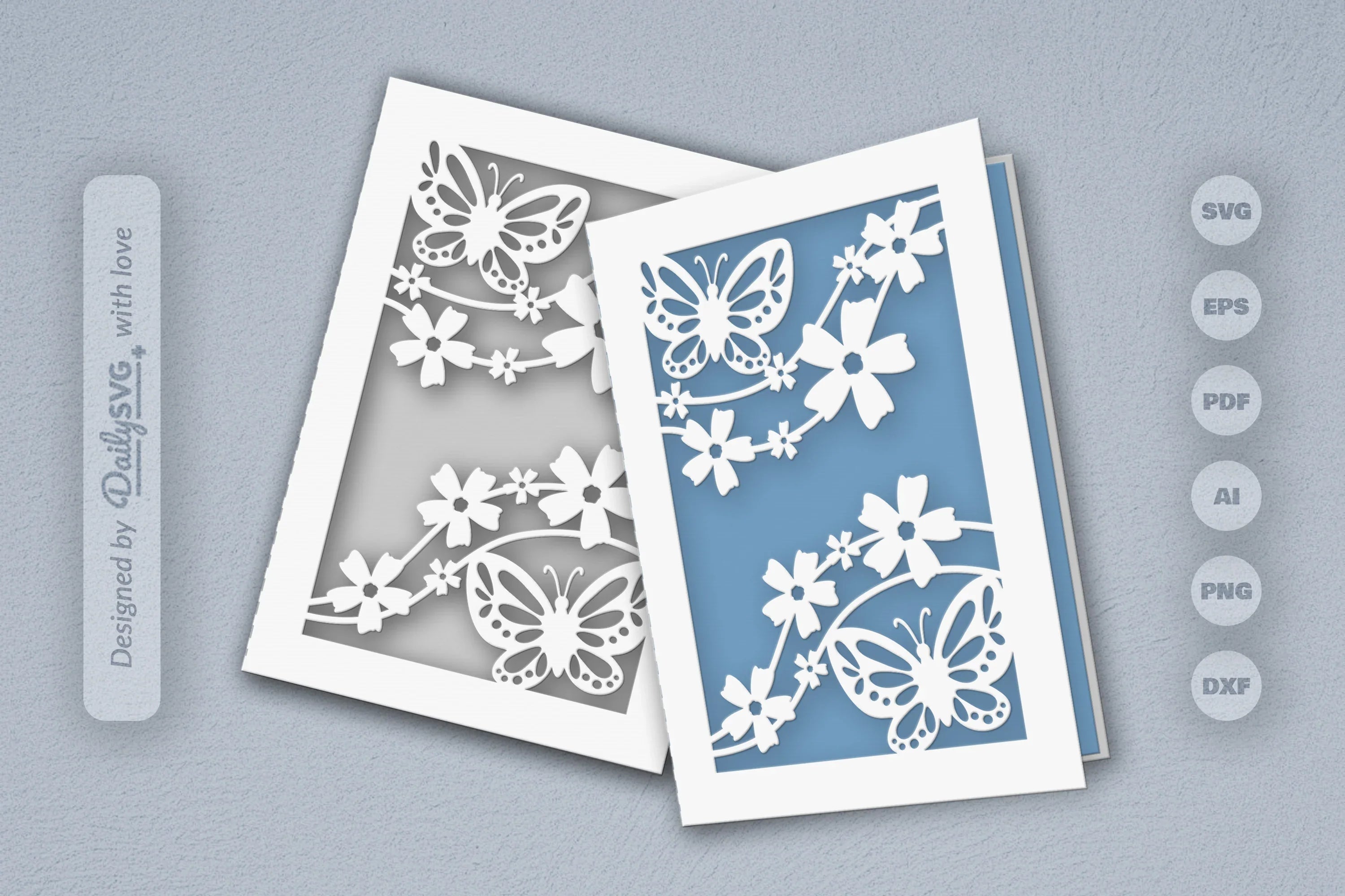 Floral Butterfly SVG Bundle Collection 4 - CraftNest - Digital Crafting and Art