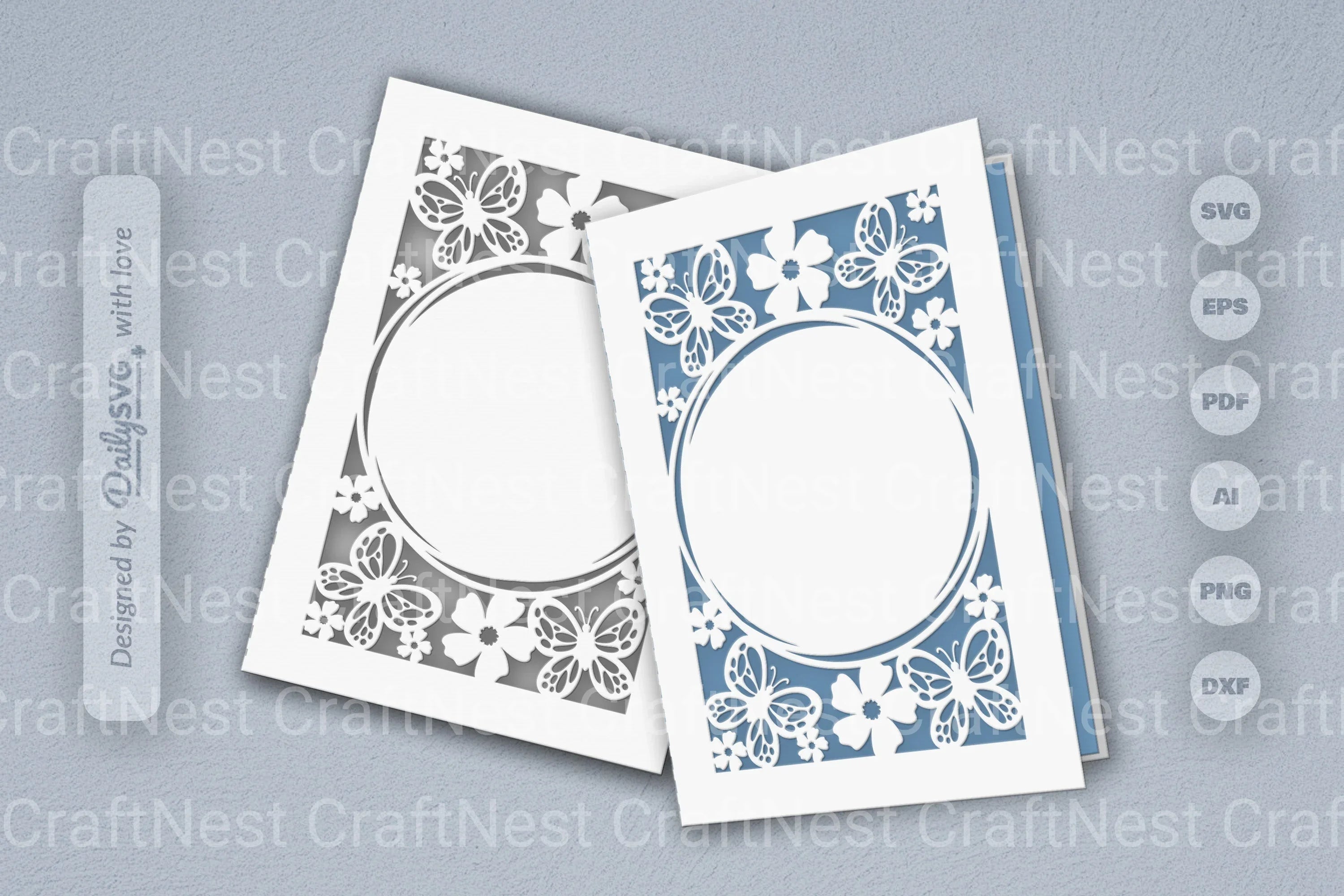 Floral Butterfly SVG Bundle