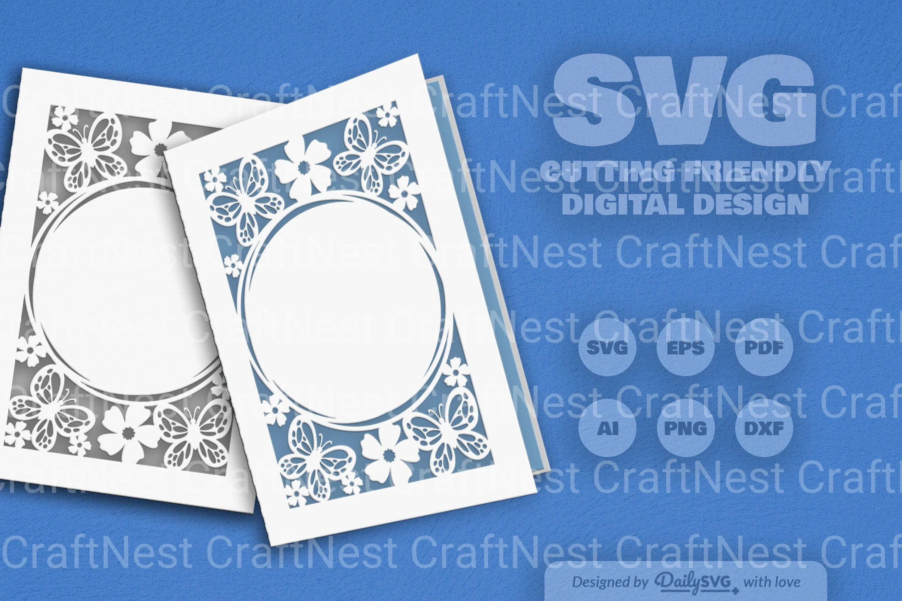 Floral Butterfly SVG Bundle