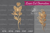 Floral Butterfly Laser Cut Decoration Clipart Bundle