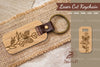 Floral Butterfly Laser Cut Keychain Design Bundle