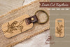 Floral Butterfly Laser Cut Keychain Design Bundle
