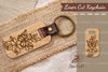 Floral Butterfly Laser Cut Keychain Design Bundle