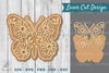 Floral Butterfly Laser Cut SVG Bundle