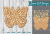 Floral Butterfly Laser Cut Clipart Bundle