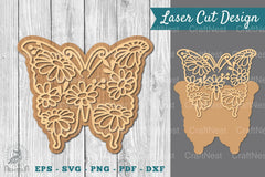 Floral Butterfly Laser Cut Clipart Bundle - CraftNest - Digital Crafting and Art