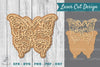 Floral Butterfly Laser Cut Clipart Bundle