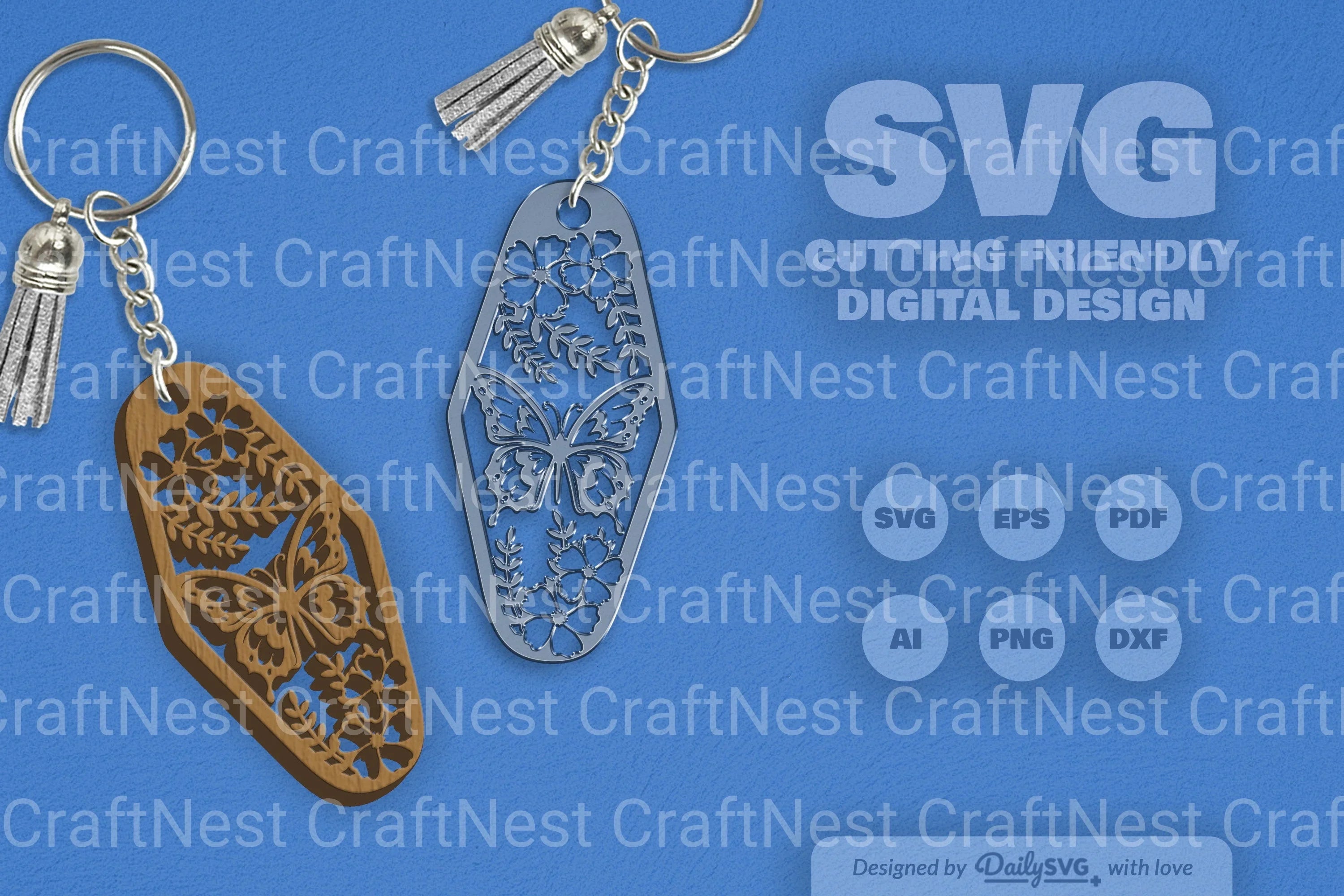 Floral Butterfly Motel Clipart Daily SVG Bundles