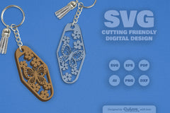 Floral Butterfly Motel SVG Bundle 11 - CraftNest - Digital Crafting and Art