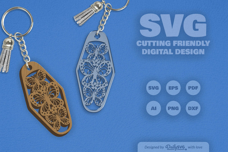 Floral Butterfly Motel SVG Bundle 3 - CraftNest - Digital Crafting and Art