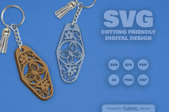 Floral Butterfly Motel SVG Bundle 10 - CraftNest - Digital Crafting and Art