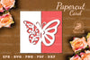 Floral Butterfly Papercut Card SVG Bundle