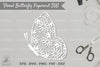 Floral Butterfly Papercut Clipart Bundle
