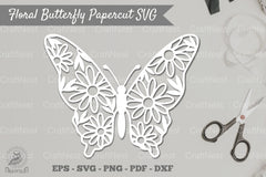 Floral Butterfly Papercut Clipart Bundle - CraftNest - Digital Crafting and Art