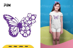 Floral Butterfly SVG Bundle - CraftNest - Digital Crafting and Art