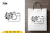 Floral Camera SVG Bundle