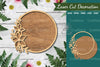 Floral Circle Laser Cut Sign Design Bundle