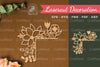 Floral Corner Laser Cut Decoration Clipart Bundle