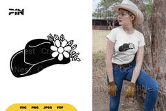Floral Cowboy Hat SVG Bundle - CraftNest - Digital Crafting and Art