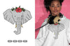 Floral Elephant Beauty Animal Clipart Bundle