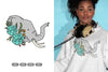 Floral Elephant Beauty Animal Clipart Bundle