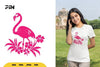 Floral Flamingo SVG Bundle