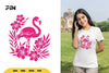 Floral Flamingo SVG Bundle